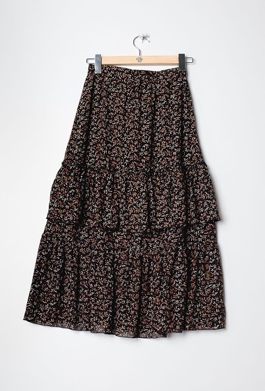 Wholesaler DAPHNEA - Printed maxi skirt