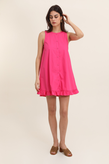 Wholesaler DAPHNEA - Ruffled Dress