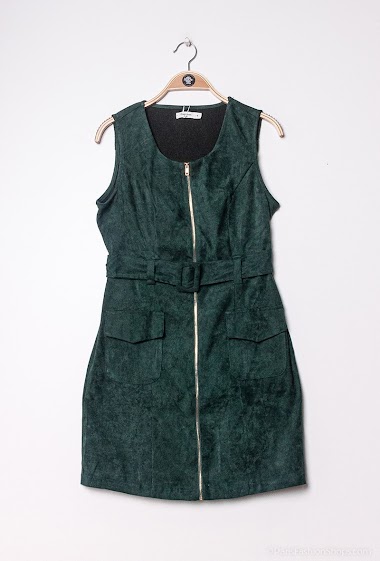 Wholesaler DAPHNEA - Suede dress