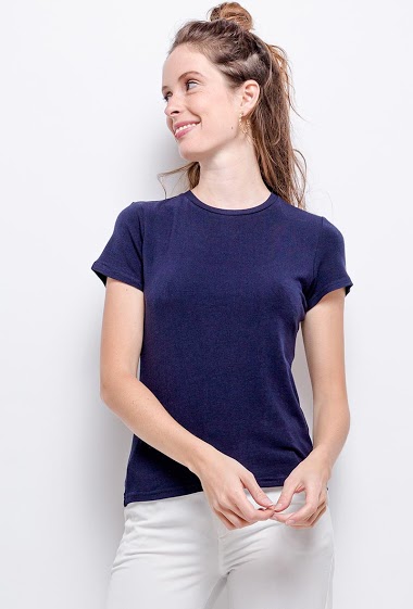 Grossiste DAPHNEA - T-shirt basique