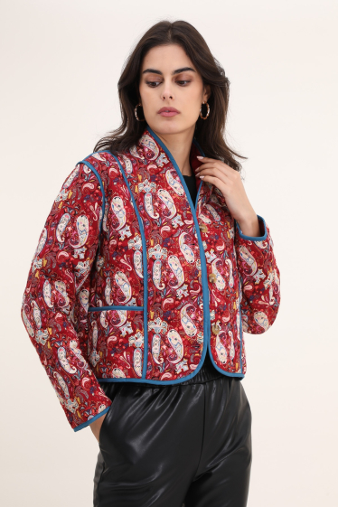 Wholesaler DAPHNEA - Quilted printed jacket
