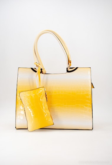 Wholesaler Darnel - LH9817 shiny croc handbag + case