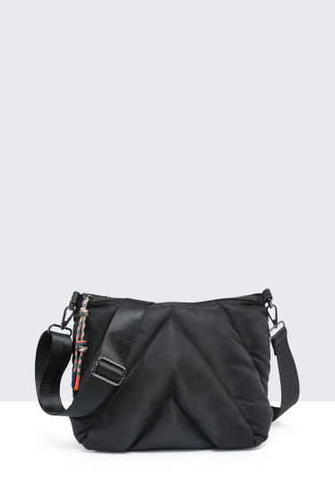 Wholesaler A&E - 28336-BV Quilted padded shoulder bag
