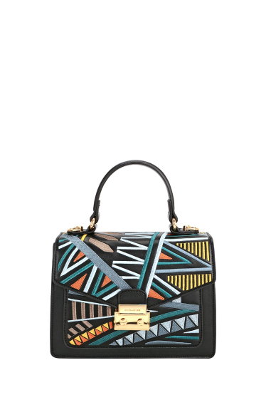 Wholesaler David Jones - David Jones handbag with embroidered pattern CM6857