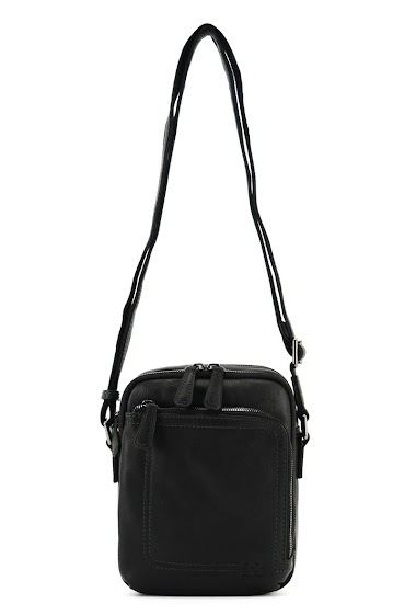 Helva Large single shoulder bag in supple cowhide leather