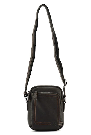 Wholesaler DAVID WILLIAM - Helva - Single shoulder bag in soft cowhide leather