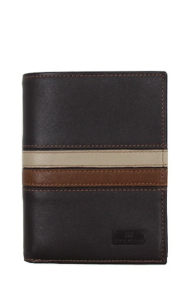 Wholesaler DAVID WILLIAM - Roussère - Wallet in smooth cowhide leather