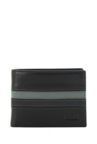 Wholesaler DAVID WILLIAM - Roussère - Italian wallet in smooth cowhide leather