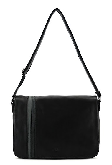 Wholesaler DAVID WILLIAM - Roussère - Flap bag in smooth cowhide leather