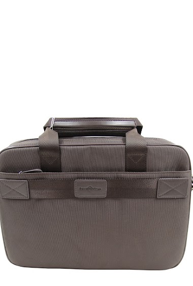 Wholesaler DAVID WILLIAM - Valley Canvas and Leather Briefcase
