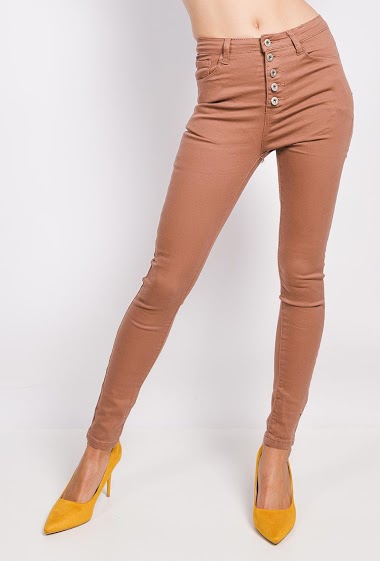 Wholesaler Daysie - Buttoned high waist pants