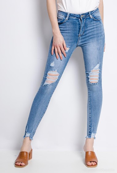 Mayorista Daysie - Jeans skinny con rotos