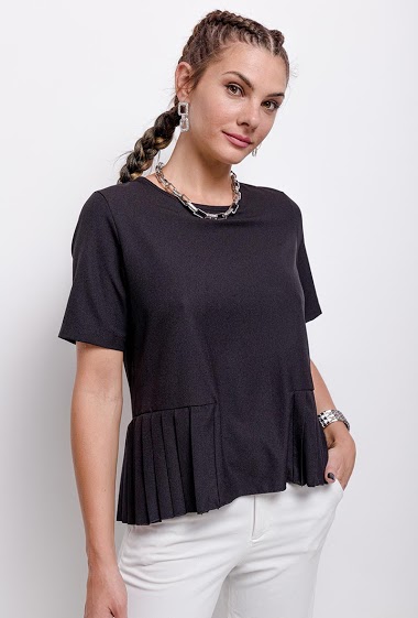 Wholesaler Daysie - Blouse with pleated detail