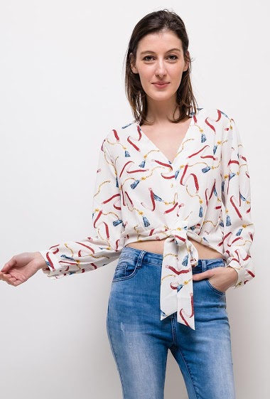 Wholesaler Daysie - Printed blouse
