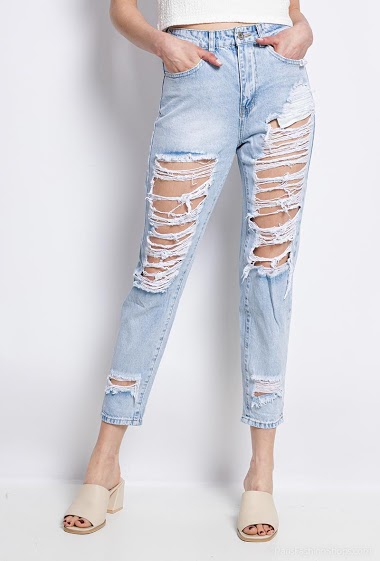 Wholesaler Daysie - Destroyed boyfriend jeans