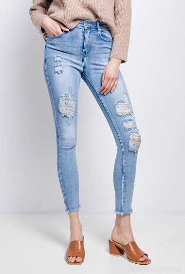 Wholesaler Daysie - Ripped slim jeans