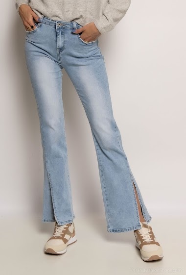 Wholesaler Daysie - Flared jeans with slits