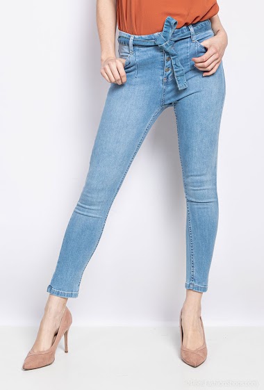 Wholesaler Daysie - Skinny jeans with belt