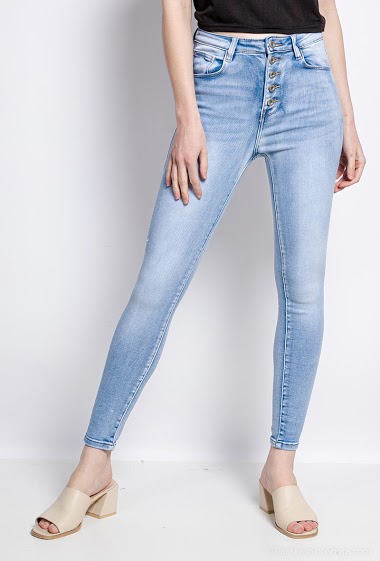 Wholesaler Daysie - Skinny buttoned jeans
