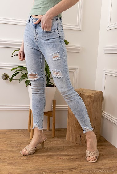 Wholesaler Daysie - Ripped skinny jeans