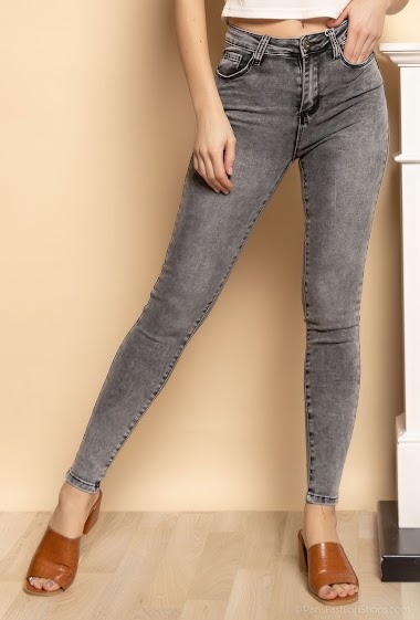 Grossiste Daysie - Leggins en imprimé jeans