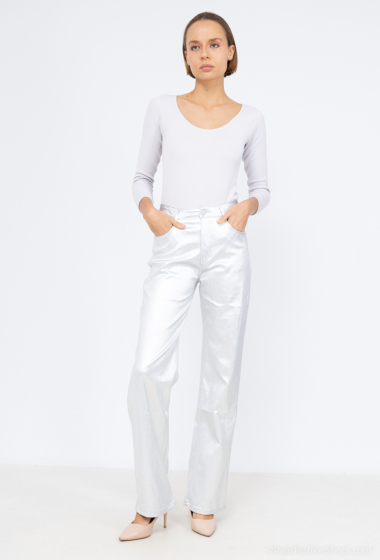 Wholesaler Daysie - FAUX LEATHER TROUSERS