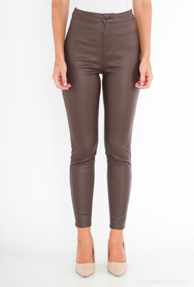 Wholesaler Daysie - CLASSIC SKINNY TROUSERS IN MATT LEATHER