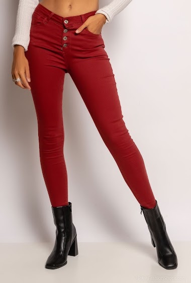 Wholesaler Daysie - Skinny pants with buttons