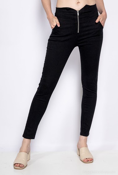 Wholesaler Daysie - Zipped skinny jeans