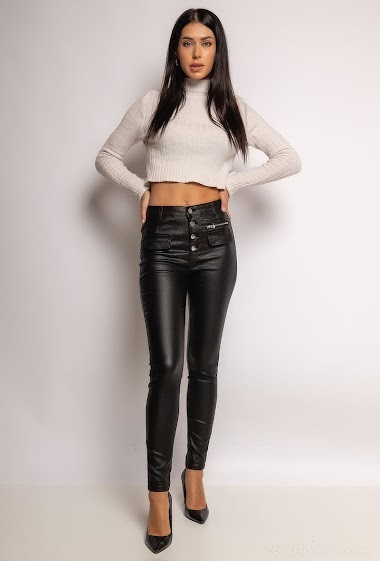 Wholesaler Daysie - Skinny faux leather pants