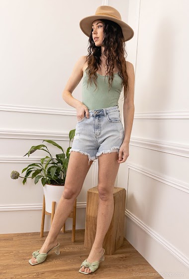 Wholesaler Daysie - Ripped shorts in jeans