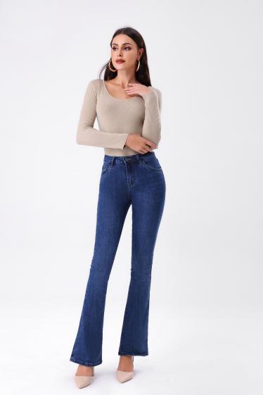 Grossiste DESTINA - Jeans stretch évasé