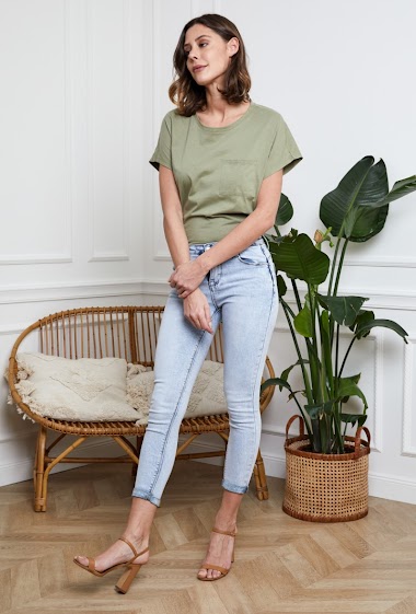 Wholesaler DENIM LIFE - Strecth skinny push up jeans big size