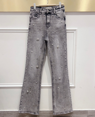 Wholesaler DENIM LIFE - Push-up stretch flared jeans