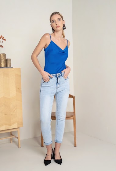 Wholesaler DENIM LIFE - Big Size Push Up Stretch Mom Jeans
