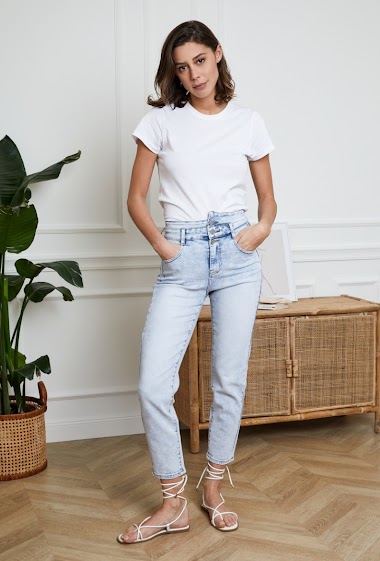 Wholesalers DENIM LIFE - Stretch mom jeans