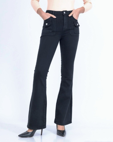 Wholesaler DENIM LIFE - Stretch flare skinny jeans