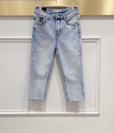 Wholesaler DENIM LIFE - Beaded ankle stretch skinny jeans