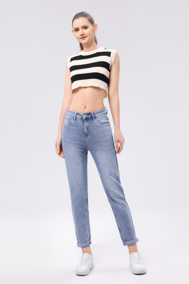 Wholesaler DESTINA - Designer mom jeans