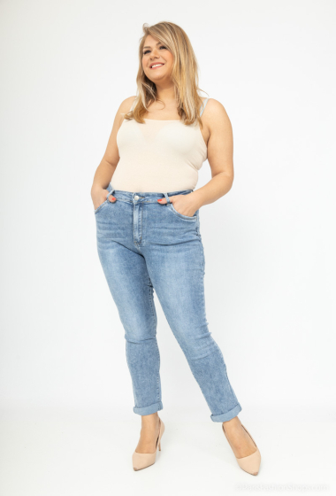 Wholesaler DESTINA - Plus Size Slim Jeans