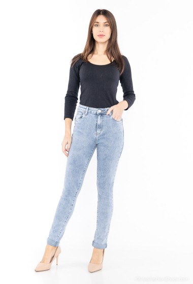 Wholesaler DESTINA - Slim-fit push-up jeans