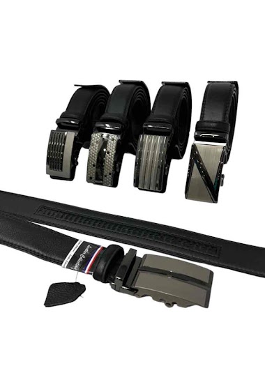 Automatic Belt - 35 mm width Adjustable - GENUINE LEATHER