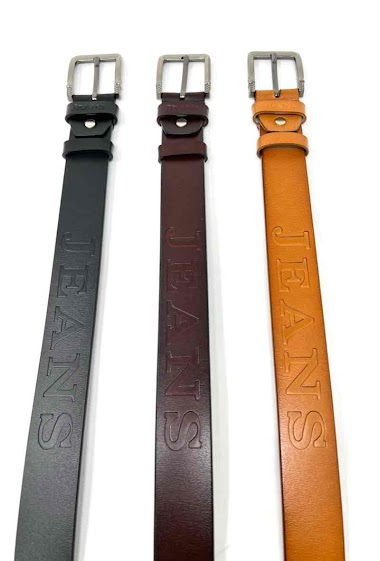 Wholesaler DH DIFFUSION - Leather Belt 4cm width