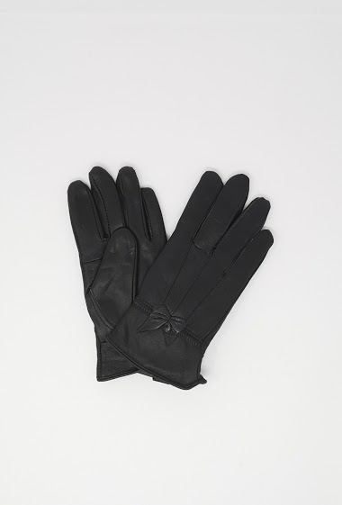 Großhändler DH DIFFUSION - Women leather gloves bowtie