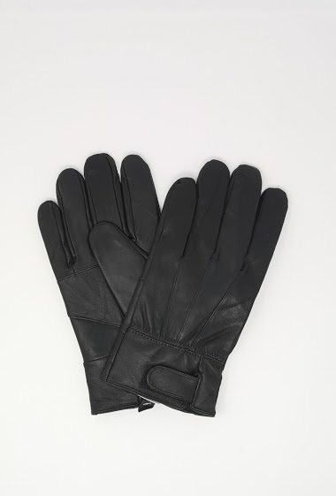 Wholesaler DH DIFFUSION - Men Leather gloves scratch