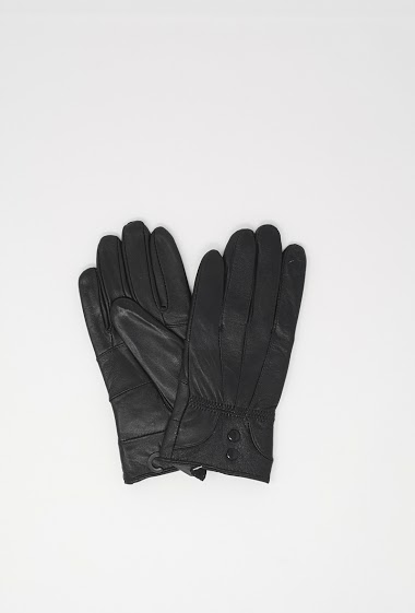 Wholesaler DH DIFFUSION - Women leather gloves 2 button