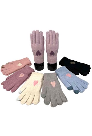 Großhändler DH DIFFUSION - Weiche Touchscreen-Handschuhe für Damen und Jugendliche – dehnbar und extra warm