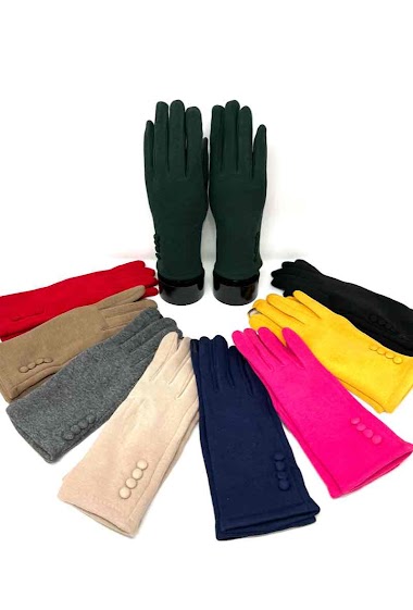 Großhändler DH DIFFUSION - Buttons Women touch gloves