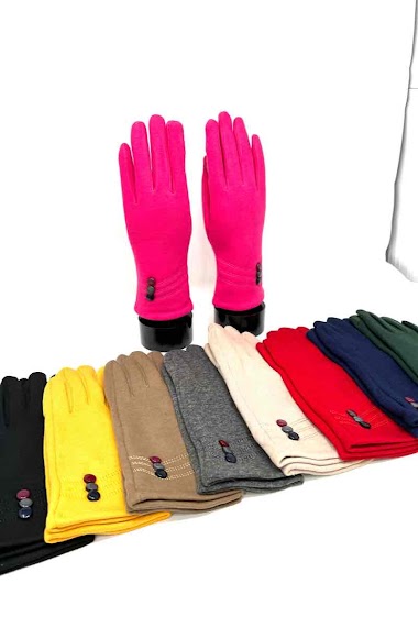 Großhändler DH DIFFUSION - Buttons Women touch gloves