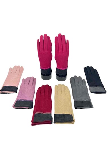Wholesaler DH DIFFUSION - Women touch gloves Pompom